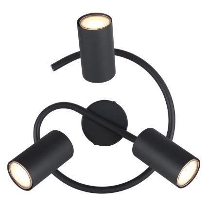 Globo - Spot svetlo 3xGU10/25W/230V crno