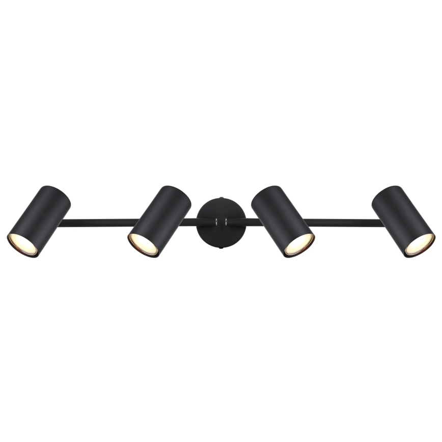 Globo - Reflektorska lampa 4xGU10/25W/230V crno