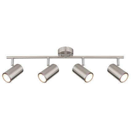 Globo - Reflektorska lampa 4xGU10/25W/230V mat krom