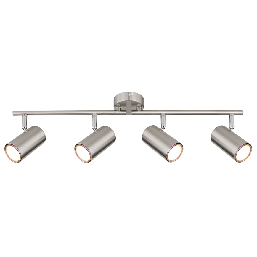 Globo - Reflektorska lampa 4xGU10/25W/230V mat krom