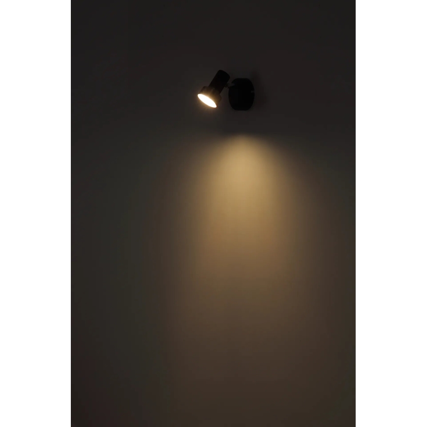 Globo - Zidna reflektorska lampa 1xGU10/25W/230V crno/zlatna