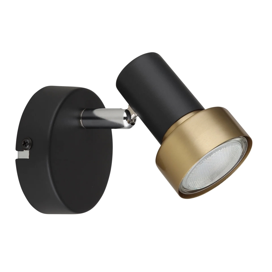 Globo - Zidna reflektorska lampa 1xGU10/25W/230V crno/zlatna