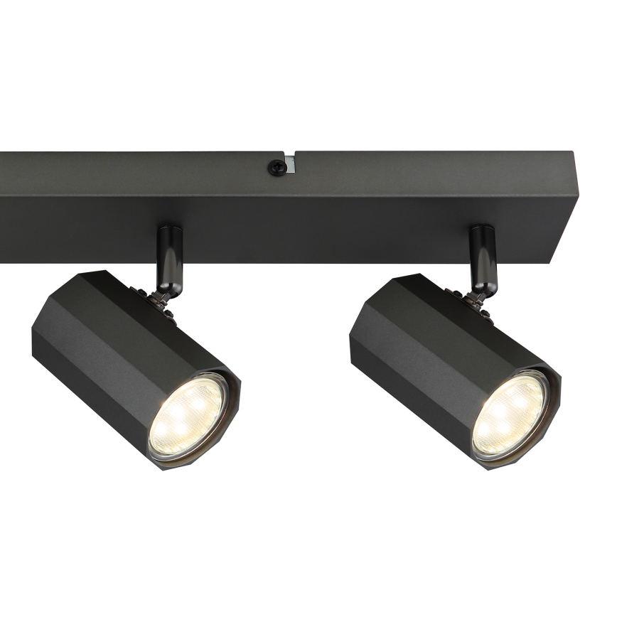 Globo - Reflektorska lampa 4xGU10/25W/230V crno