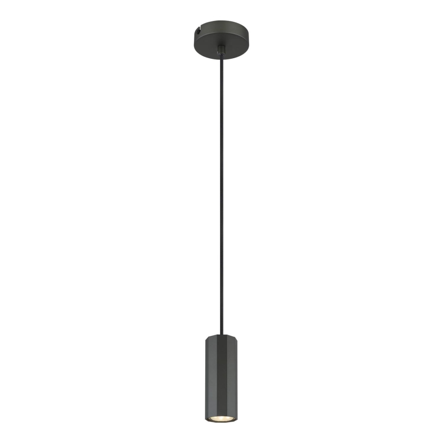 Globo - Luster na sajli 1xGU10/25W/230V crno