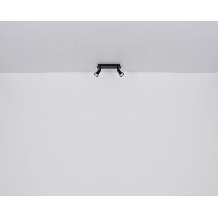 Globo - Reflektorska lampa 2xGU10/35W/230V crno