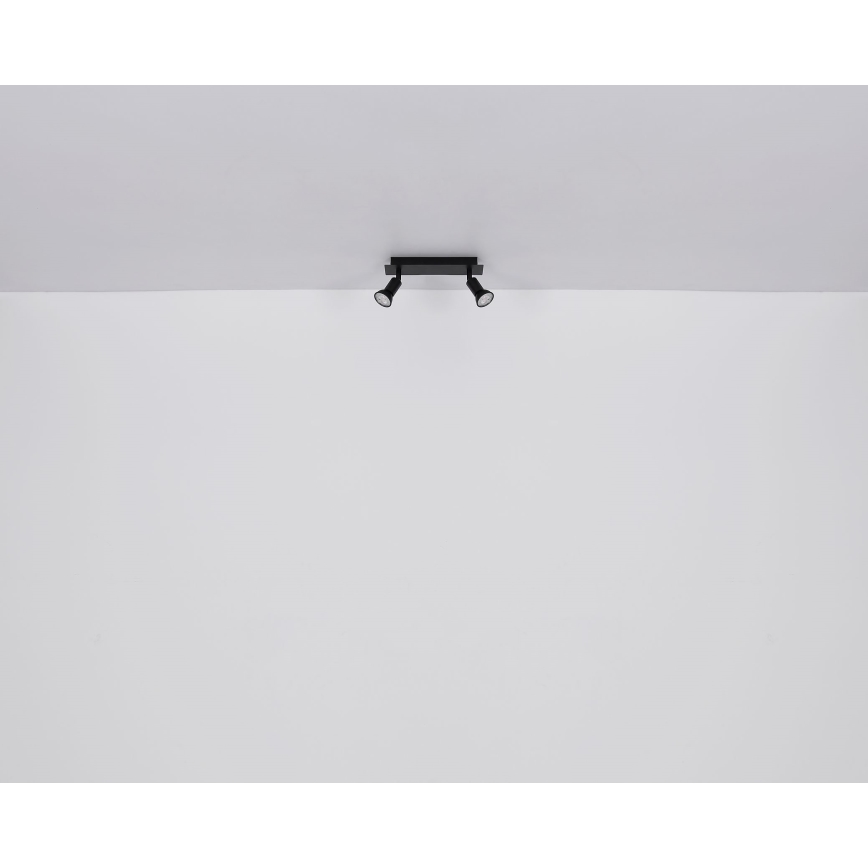 Globo - Reflektorska lampa 2xGU10/35W/230V crno