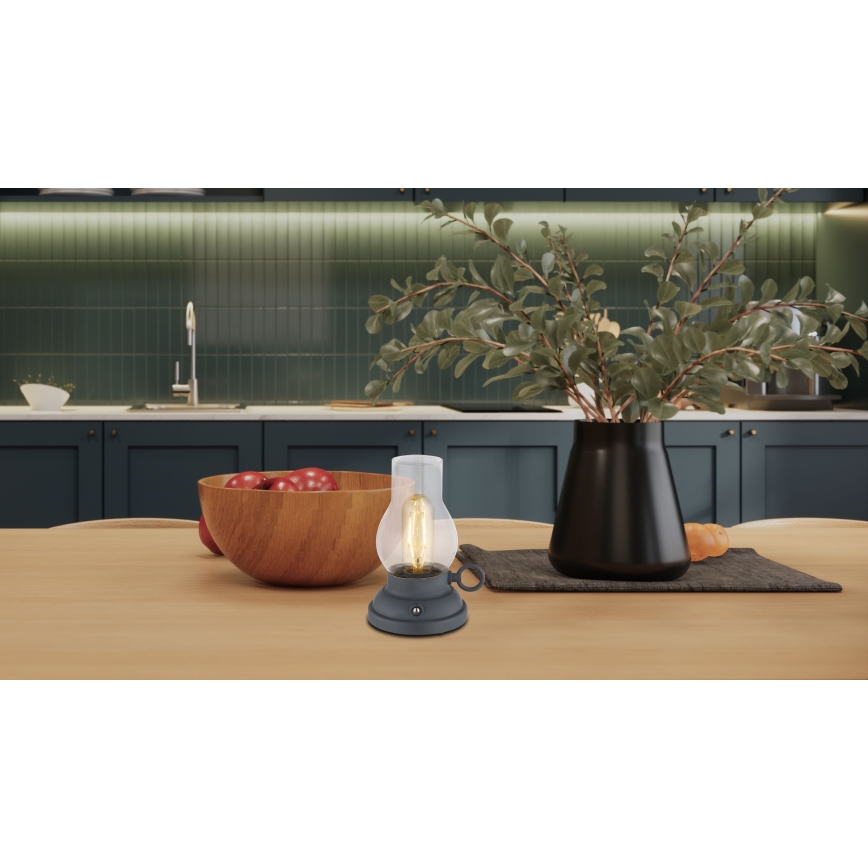 Globo - LED prigušiva punjiva dodirna stona lampa LED/1W/3,7V 1200 mAh antracit