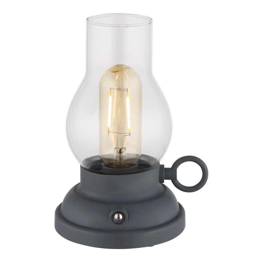 Globo - LED prigušiva punjiva dodirna stona lampa LED/1W/3,7V 1200 mAh antracit