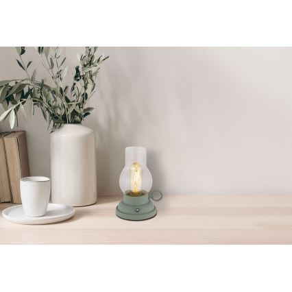 Globo - LED prigušiva punjiva dodirna stona lampa LED/1W/3,7V 1200 mAh zelena