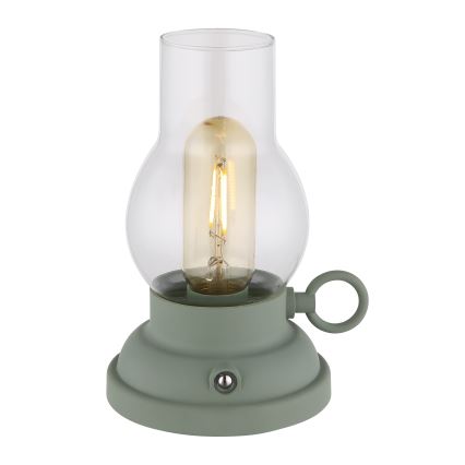 Globo - LED prigušiva punjiva dodirna stona lampa LED/1W/3,7V 1200 mAh zelena
