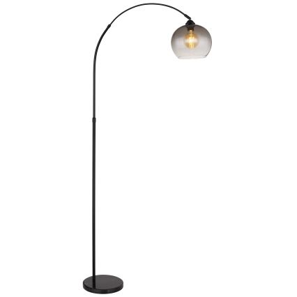 Globo - Podna lampa 1xE27/60W/230V crno