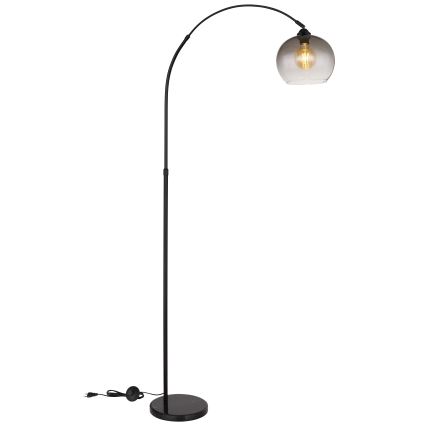 Globo - Podna lampa 1xE27/60W/230V crno