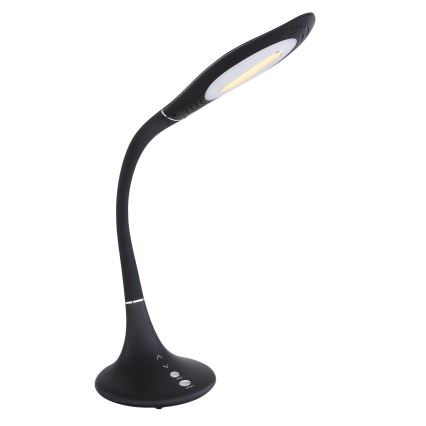 Globo - LED prigušiva dodirna fleksibilna stona lampa LED/9W/230V 3000/4500/6500K crna
