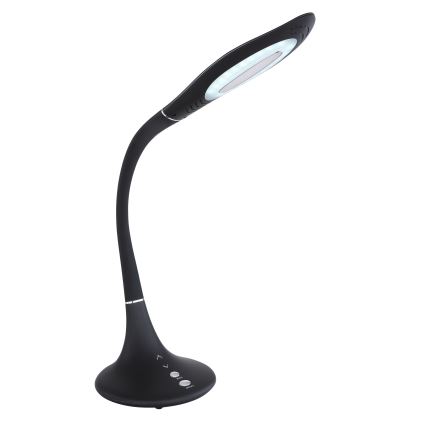 Globo - LED prigušiva dodirna fleksibilna stona lampa LED/9W/230V 3000/4500/6500K crna