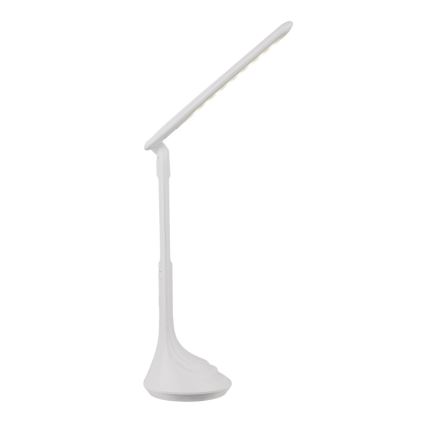 Globo - LED prigušiva punjiva stona lampa sa displejem LED/4W/230V 2200 mAh bela