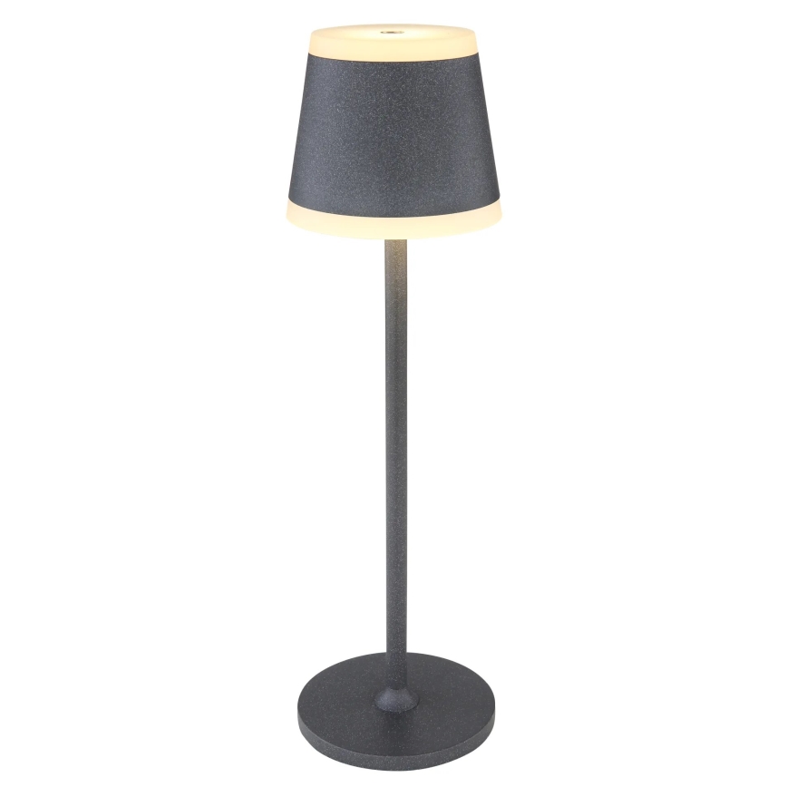Globo - LED Prigušiva punjiva dodirna stona lampa LED/4,6W/3,7V 3000K 1800mAh sivo IP54