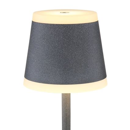 Globo - LED Prigušiva punjiva dodirna stona lampa LED/4,6W/3,7V 3000K 1800mAh sivo IP54