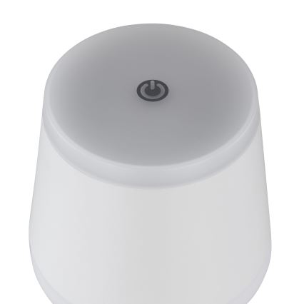 Globo - LED Prigušiva punjiva dodirna stona lampa LED/4,6W/230V 1800 mAh USB IP54 bela