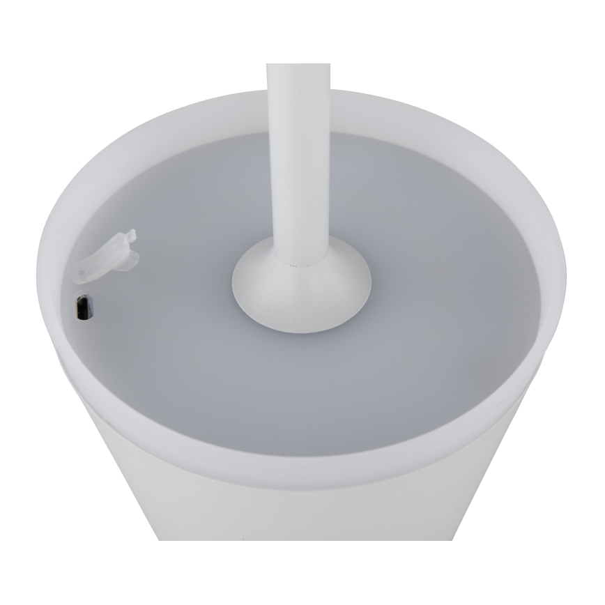 Globo - LED Prigušiva punjiva dodirna stona lampa LED/4,6W/230V 1800 mAh USB IP54 bela