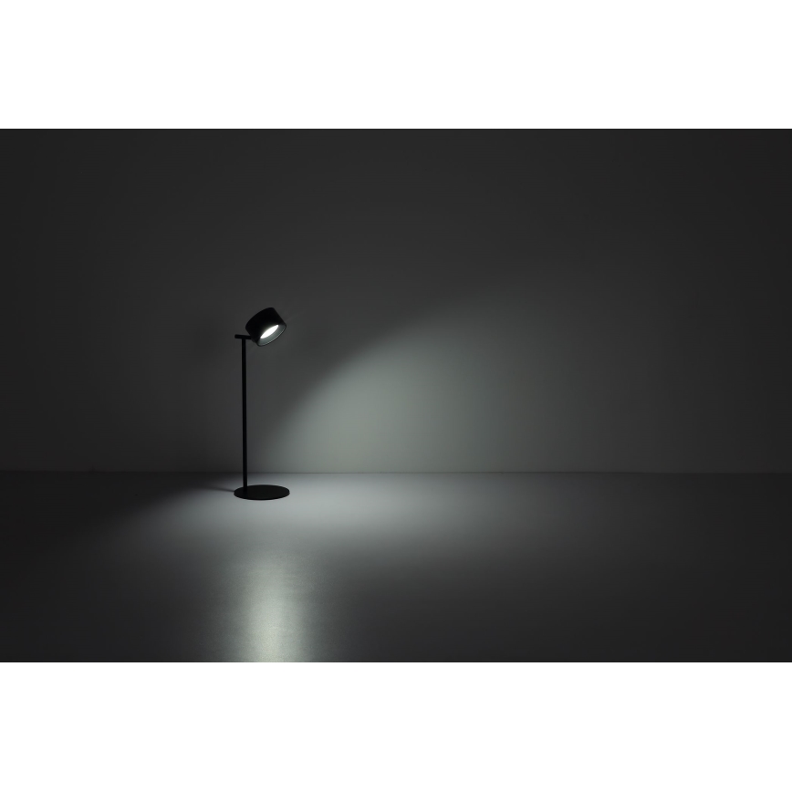 Globo - LED Prigušiva stona lampa na dodir 4u1 LED/4W/5V 3000/4000/5000K 1200 mAh crno