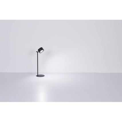 Globo - LED Prigušiva stona lampa na dodir 4u1 LED/4W/5V 3000/4000/5000K 1200 mAh crno