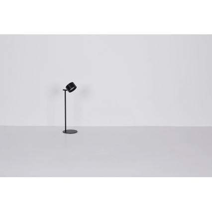 Globo - LED Prigušiva stona lampa na dodir 4u1 LED/4W/5V 3000/4000/5000K 1200 mAh crno
