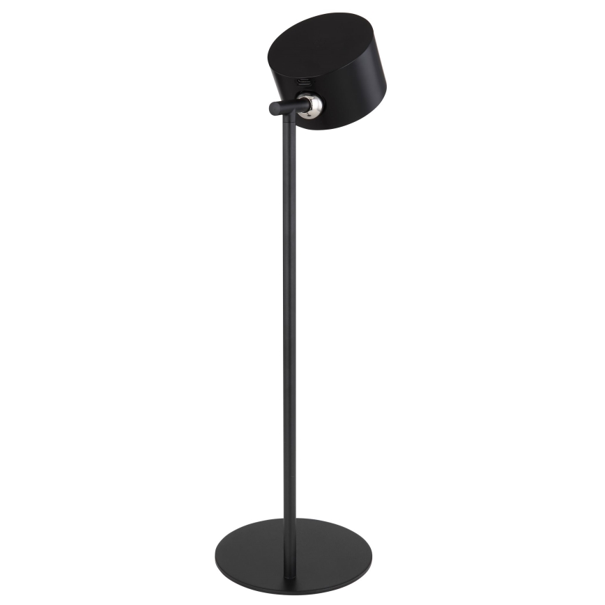 Globo - LED Prigušiva stona lampa na dodir 4u1 LED/4W/5V 3000/4000/5000K 1200 mAh crno