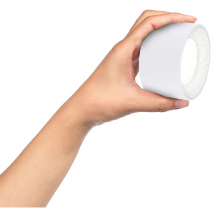Globo - LED Prigušiva stona lampa na dodir 4u1 LED/4W/5V 3000/4000/5000K 1200 mAh bela