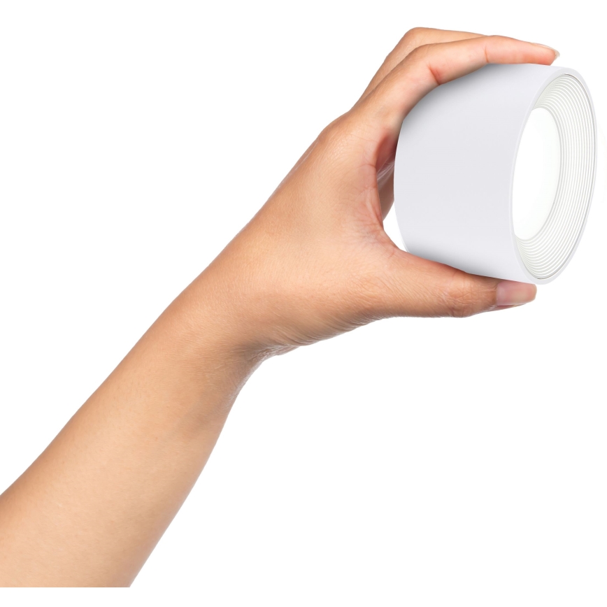 Globo - LED Prigušiva stona lampa na dodir 4u1 LED/4W/5V 3000/4000/5000K 1200 mAh bela