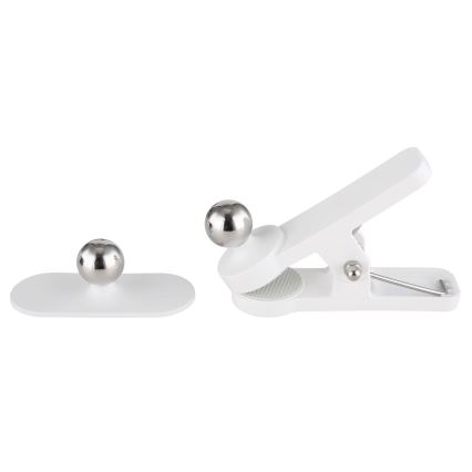 Globo - LED Prigušiva stona lampa na dodir 4u1 LED/4W/5V 3000/4000/5000K 1200 mAh bela