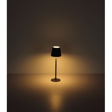 Globo - LED Prigušiva dodirna vanjska lampa LED/3W/3,7V IP44 1800 mAh USB crno