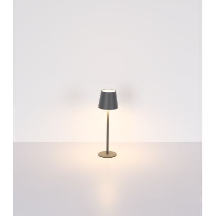 Globo - LED Prigušiva dodirna vanjska lampa LED/3W/3,7V IP44 1800 mAh USB crno