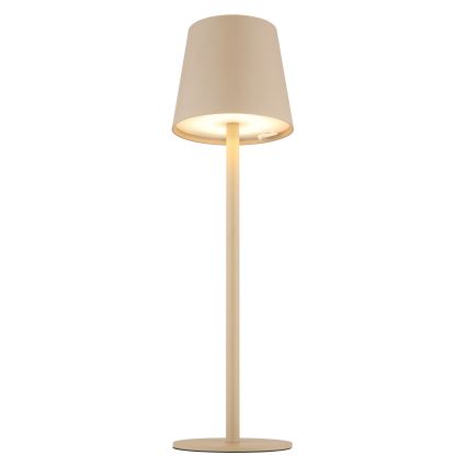 Globo - LED Prigušiva dodirna vanjska lampa LED/3W/3,7V IP44 1800 mAh USB bež