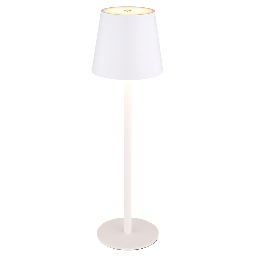 Globo - LED Prigušiva dodirna vanjska lampa LED/3W/3,7V IP44 1800 mAh USB bela