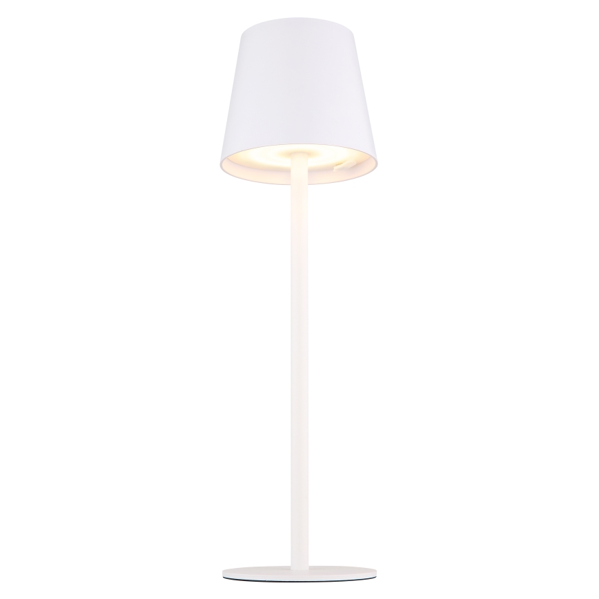 Globo - LED Prigušiva dodirna vanjska lampa LED/3W/3,7V IP44 1800 mAh USB bela
