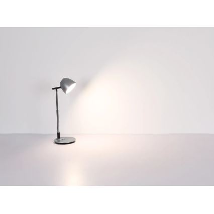 Globo - LED Prigušiva stona lampa na dodir LED/7,5W/230V 3000K/4000K/6500K sivo