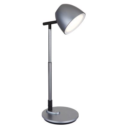 Globo - LED Prigušiva stona lampa na dodir LED/7,5W/230V 3000K/4000K/6500K sivo