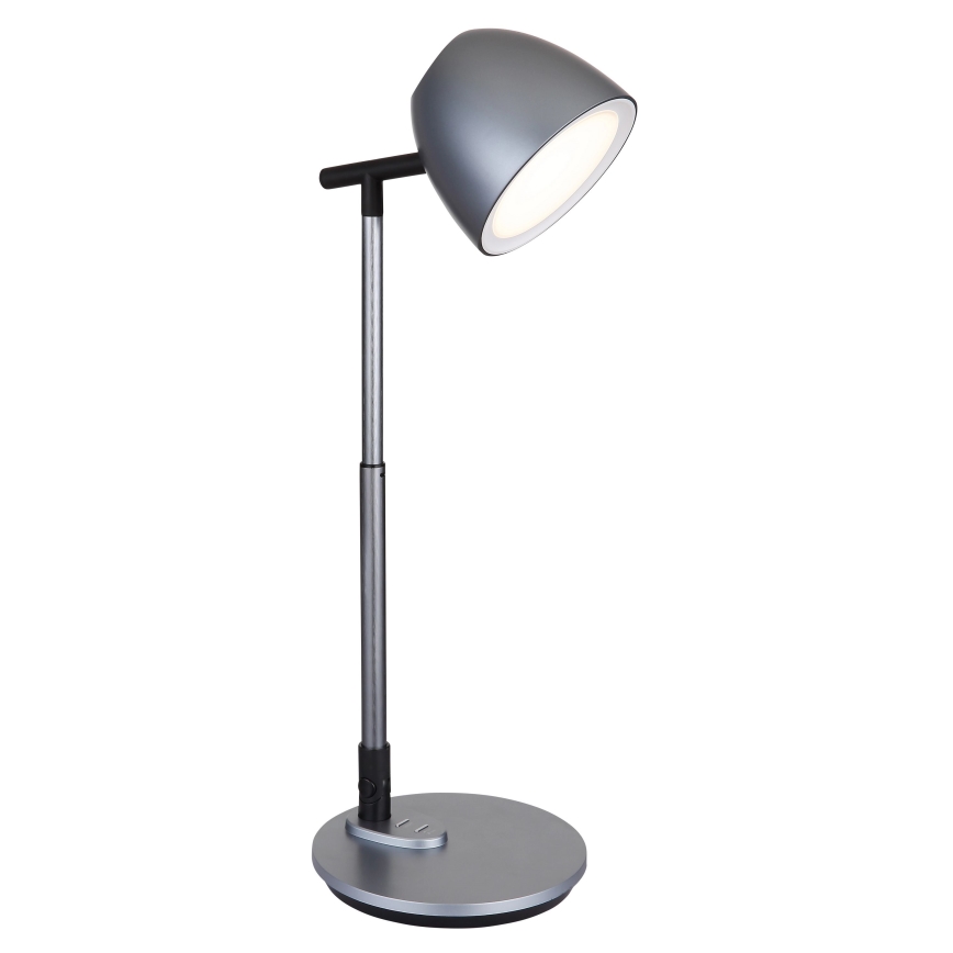 Globo - LED Prigušiva stona lampa na dodir LED/7,5W/230V 3000K/4000K/6500K sivo