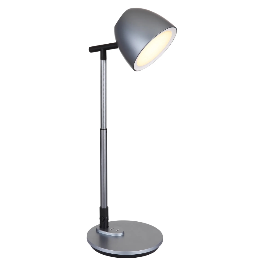 Globo - LED Prigušiva stona lampa na dodir LED/7,5W/230V 3000K/4000K/6500K sivo