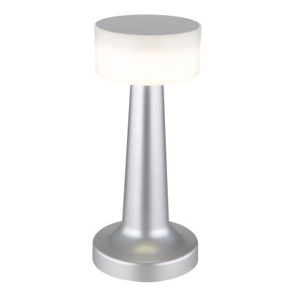 Globo - LED Prigušiva stona lampa na dodir LED/1W/3,7V 2700K/4000K/6500K 800 mAh USB mat krom