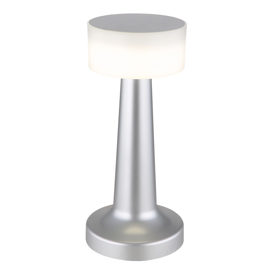 Globo - LED Prigušiva stona lampa na dodir LED/1W/3,7V 2700K/4000K/6500K 800 mAh USB mat krom