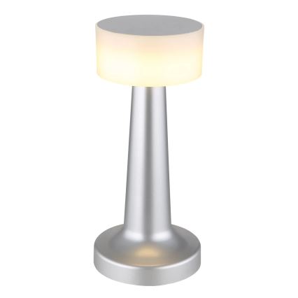 Globo - LED Prigušiva stona lampa na dodir LED/1W/3,7V 2700K/4000K/6500K 800 mAh USB mat krom