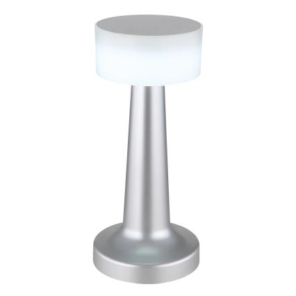 Globo - LED Prigušiva stona lampa na dodir LED/1W/3,7V 2700K/4000K/6500K 800 mAh USB mat krom