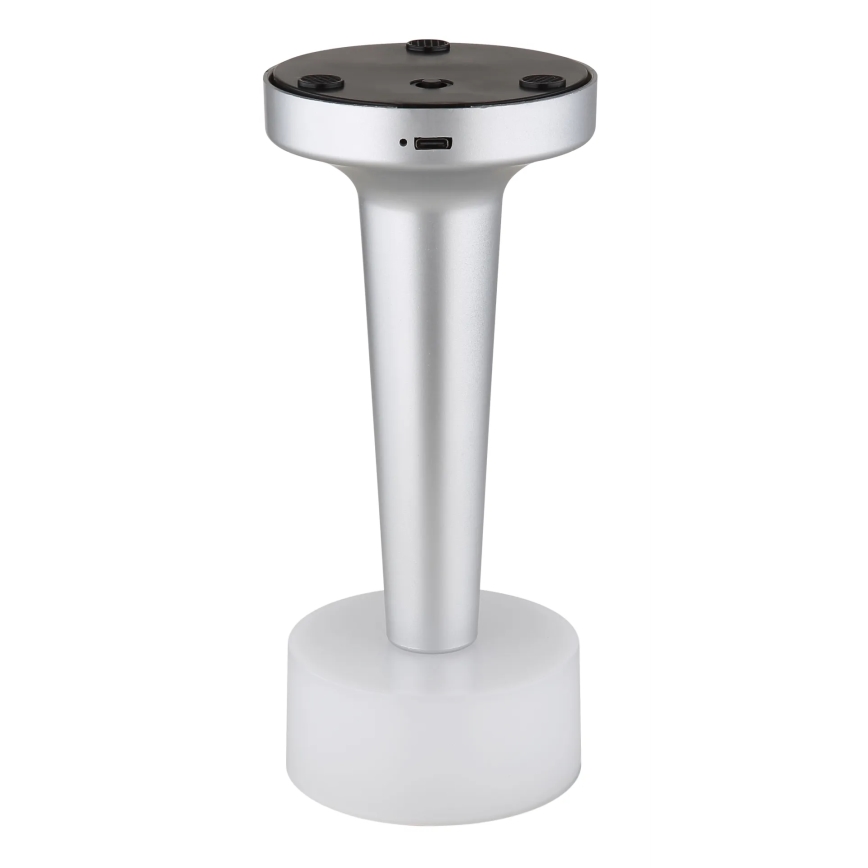 Globo - LED Prigušiva stona lampa na dodir LED/1W/3,7V 2700K/4000K/6500K 800 mAh USB mat krom