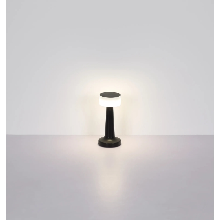 Globo - LED Prigušiva stona lampa na dodir LED/1W/3,7V 2700K/4000K/6500K 800 mAh USB crno