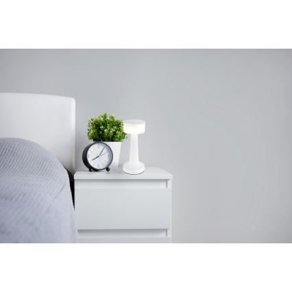 Globo - LED Prigušiva stona lampa na dodir LED/1W/3,7V 2700K/4000K/6500K 800 mAh USB bela