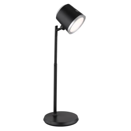 Globo - LED Prigušiva stona lampa na dodir 4u1 LED/6W/3,7V 3000K/4000K/6500K 1500 mAh USB crno