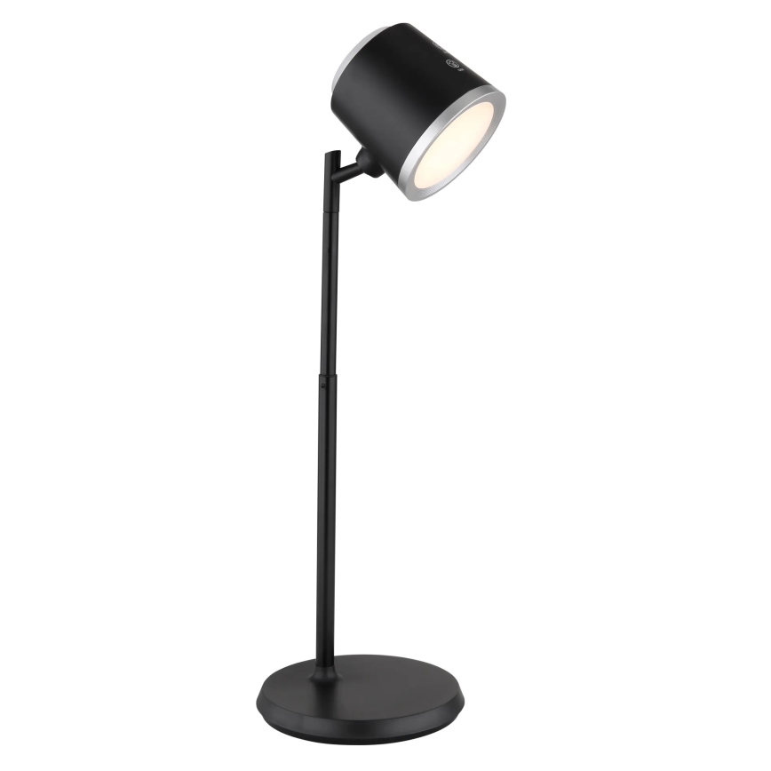 Globo - LED Prigušiva stona lampa na dodir 4u1 LED/6W/3,7V 3000K/4000K/6500K 1500 mAh USB crno