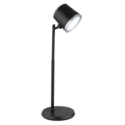 Globo - LED Prigušiva stona lampa na dodir 4u1 LED/6W/3,7V 3000K/4000K/6500K 1500 mAh USB crno