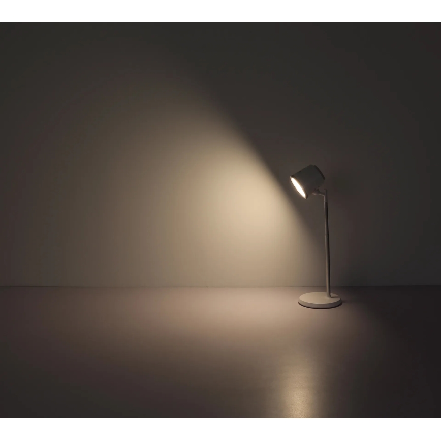 Globo - LED Prigušiva stona lampa na dodir 4u1 LED/6W/3,7V 3000K/4000K/6500K 1500 mAh USB bela